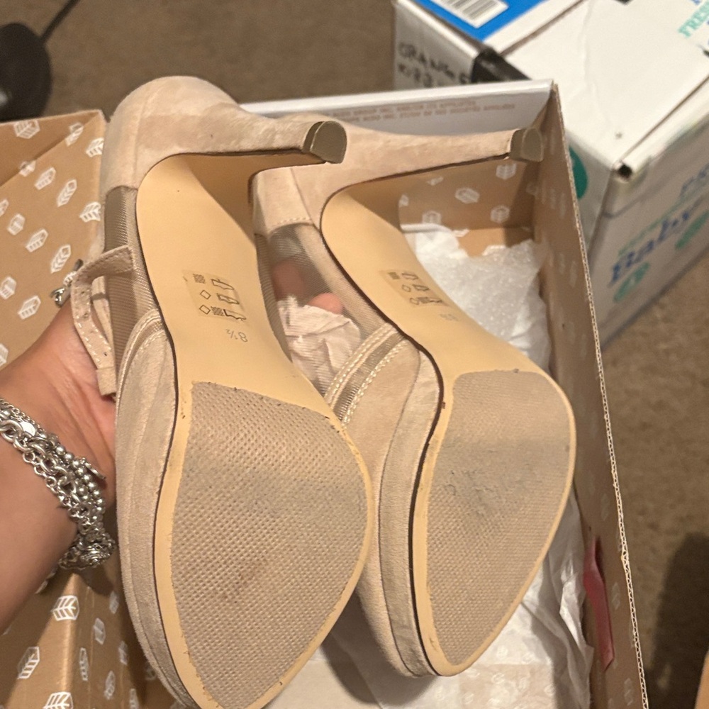 Call It Spring Nude Heels - Picture 3 of 4